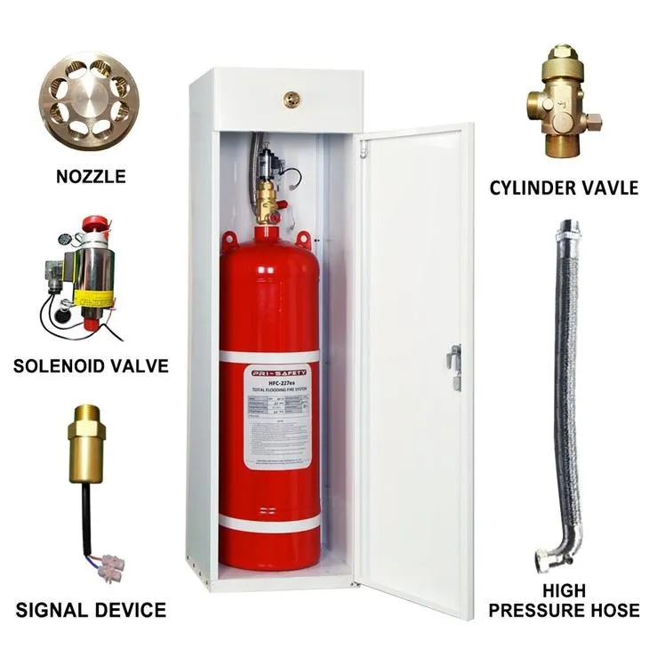 High Pressure HFC227ea Clean Agent Total Flooding Fire Systems