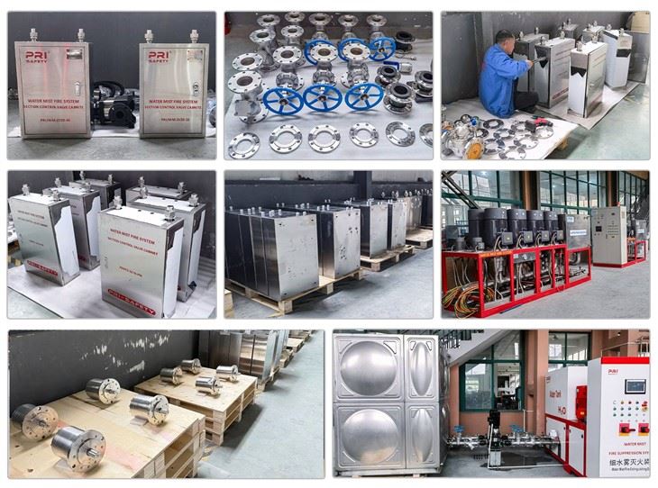 Water Mist Fire Suppression System For Data Centers And Critical Infrastructure High Pressure Water Mist System high quality
