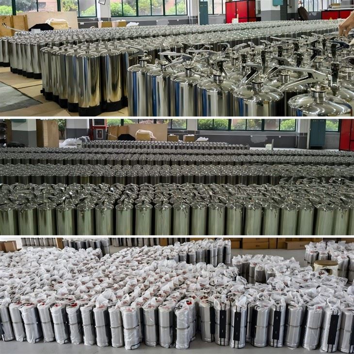 Data Center Lithium Battery Fire Extinguisher Stainless Steel Coldfire UPS Battery Room Protection high quality